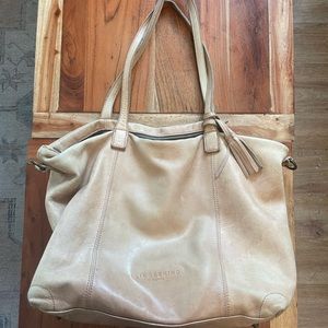 Liebeskind Berlin pale nude pink xl tote bag